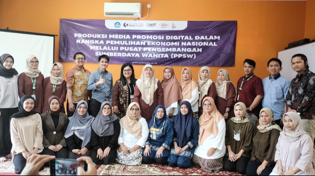 Pengabdian Masyarakat, Polimedia-PPSW Kolaborasi Adakan Pelatihan Digital