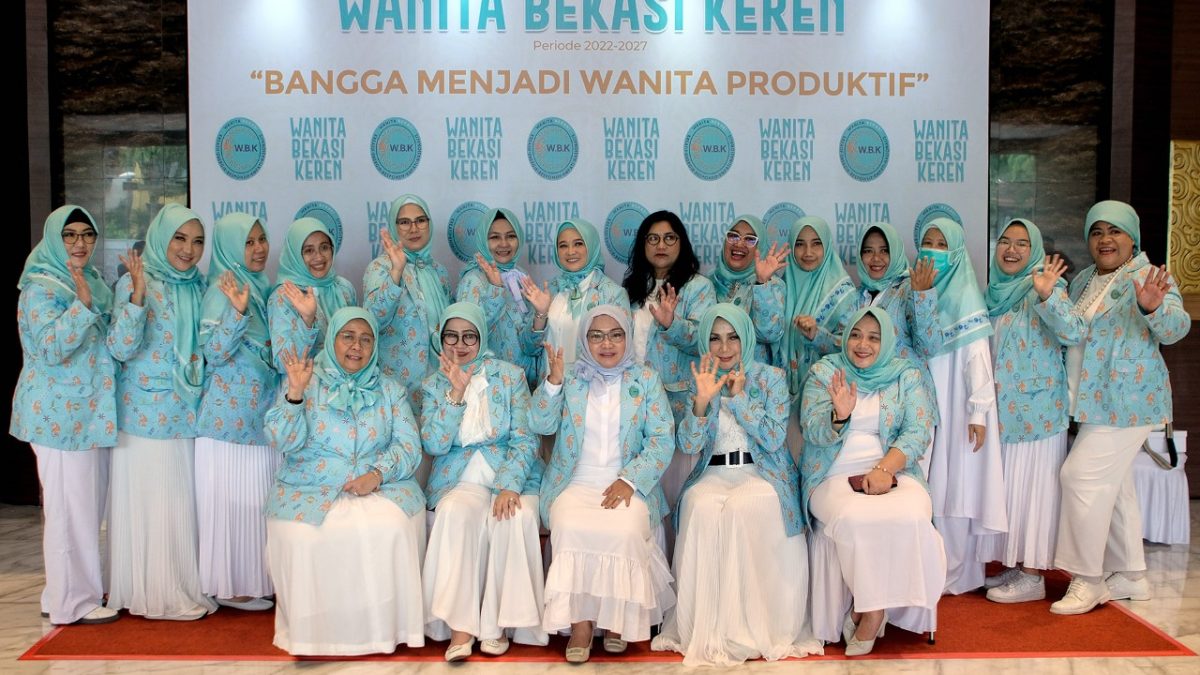 Pengurus Wanita Bekasi Keren (WBK) Periode 2022-2027 Dilantik, Bintang Puspayoga: ‘ Perempuan Berdaya, Indonesia Maju’
