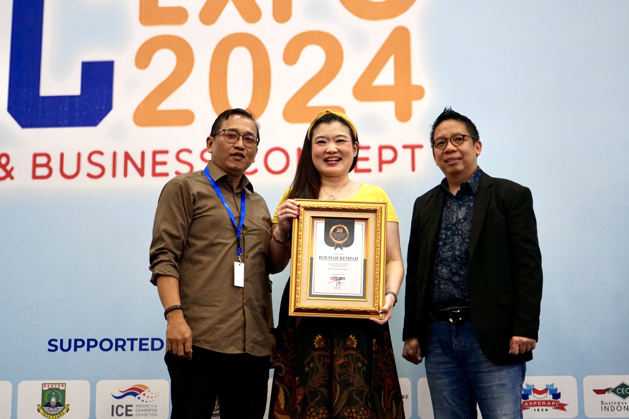Roemah Rempah Masuk Dalam 30 Best Choice Business Opportunity 2024 dari Asosiasi Franchise Indonesia