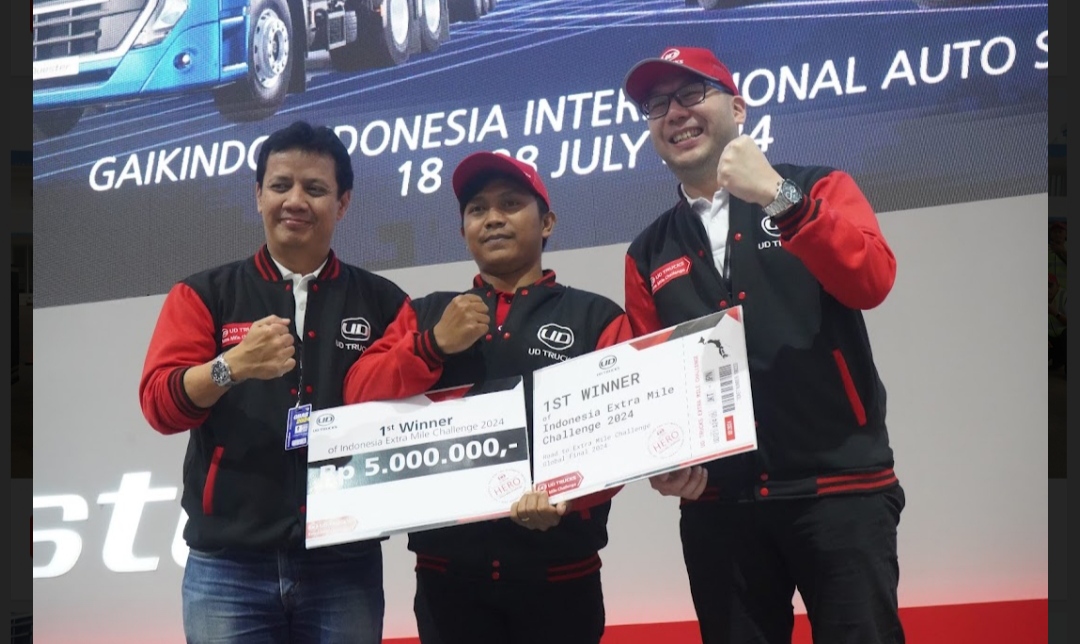 8 Pengemudi Terbaik Indonesia Berhasil Menangkan Kompetisi UD Trucks Extra Mile Challenge 2024 Indonesia