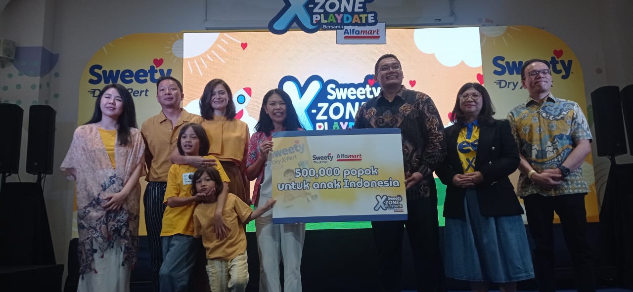 Hadirkan Teknologi Dry X-Pert dan  X-Zone, Sweety Popok Menyerap Cairan 5 Kali Lebih Cepat