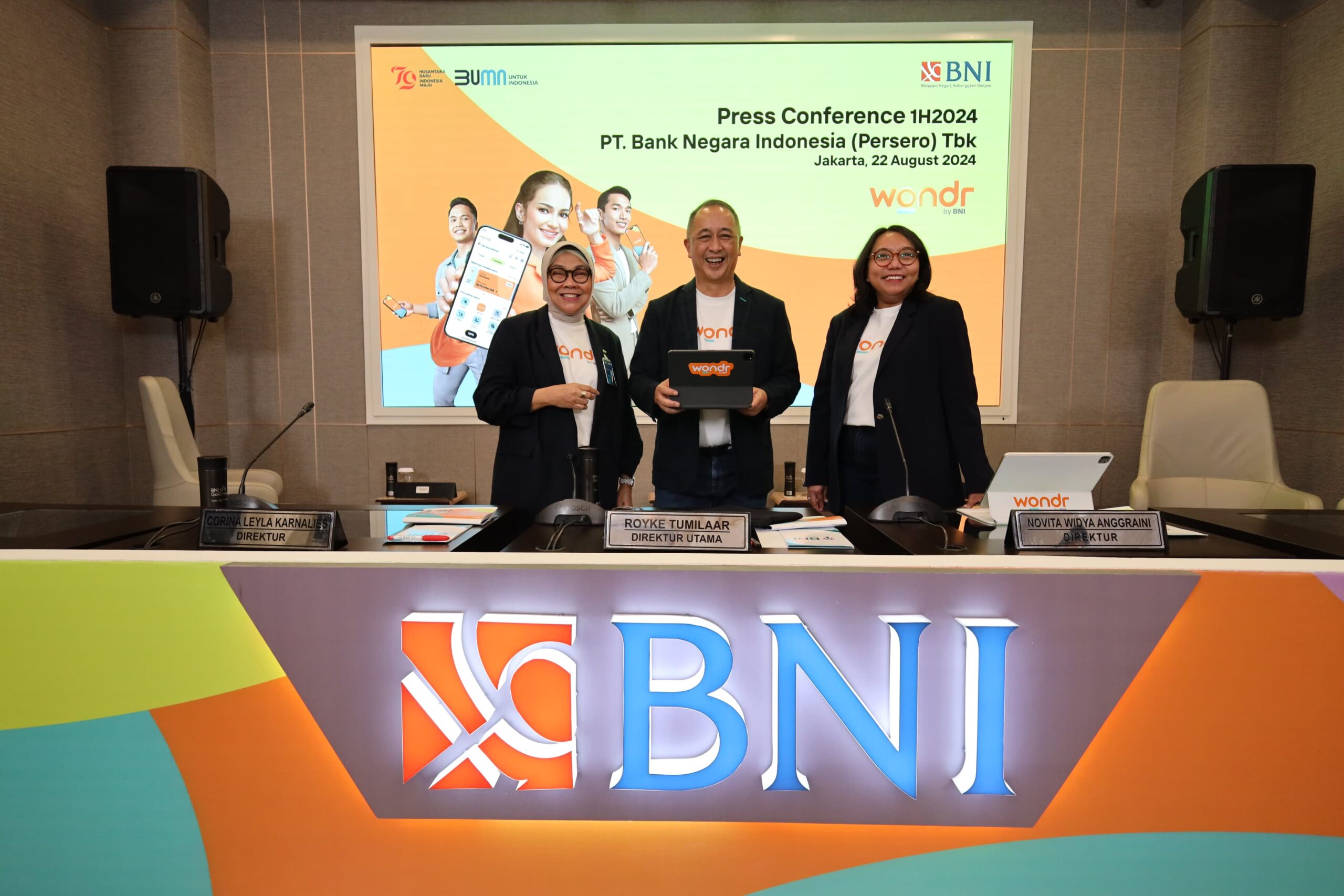 BNI Catatkan Laba Bersih 10,7 Triliun Di Semester 1 2024