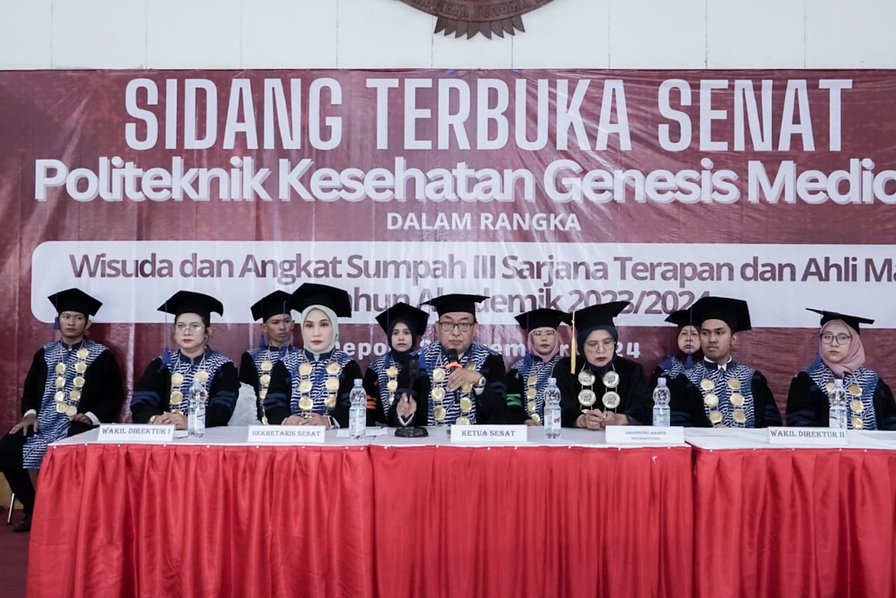 Menjadi Poltekkes Pertama Di Depok, Genesis Medicare  Sudah Dua Kali Gelar Wisuda Dan Angkat Sumpah