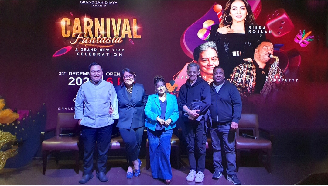 Suguhkan Carnival Fantasia Di Malam Tahun Baru,  Hotel Grand Sahid Jaya Hadirkan Tiga Artis Legendaris