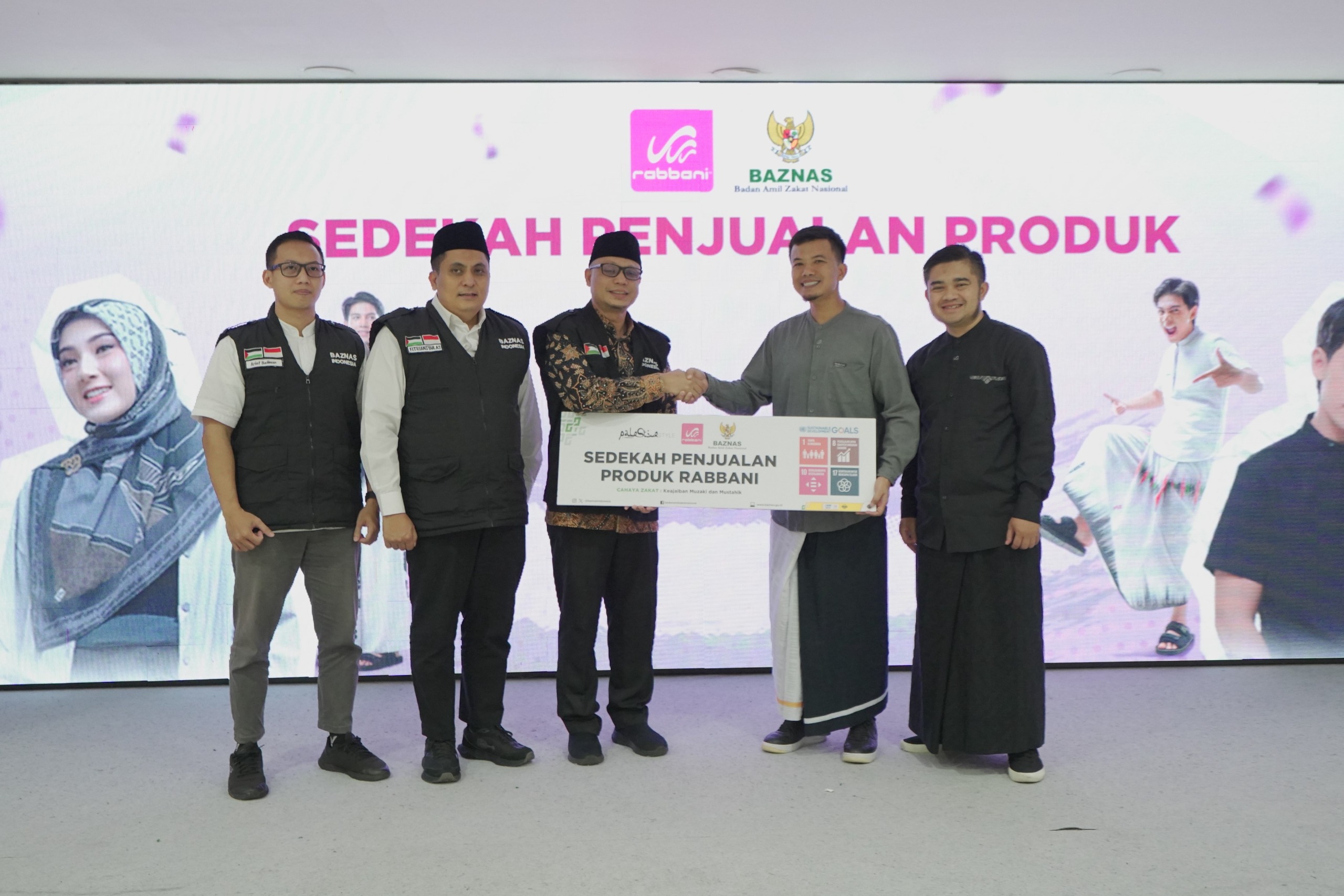 Jelang Ramadan Baznas RI dan Brand Rabbani Luncurkan Program Sedekah Penjualan Produk Untuk  Membasuh Luka Palestina