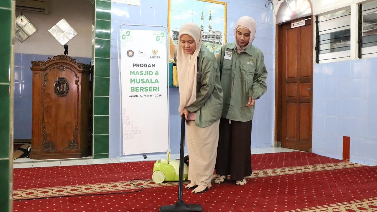BAZNAS Gelar Masjid Berseri 2026, Bersihkan Lebih dari 1.000 Madrasah Layak Belajar