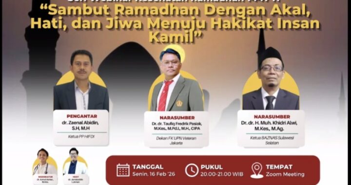 HIFDI Gelar Seri Webinar Ramadan 2026, Bahas Puasa sebagai Transformasi Spiritual